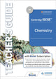 Book cover of: Cambridge IGCSE™ Chemistry Teacher's Guide with Boost Subscription Booklet