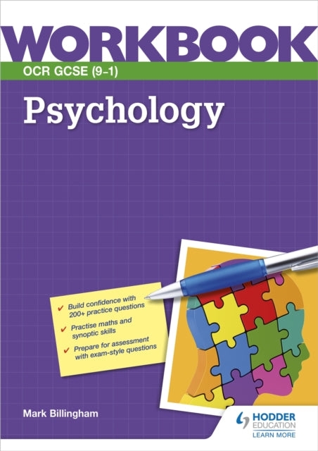 Book cover of: OCR GCSE (9-1) Psychology Workbook. By: Mark Billingham