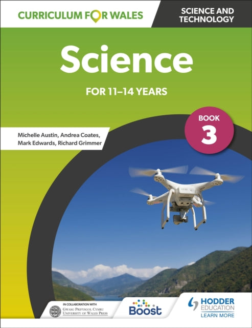 Book cover of: Curriculum for Wales: Science for 11-14 years: Pupil Book 3. By: Andrea Coates