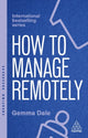 Book cover of: How to Manage Remotely