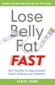 Book cover of: Lose Belly Fat Fast. By: Claire Young