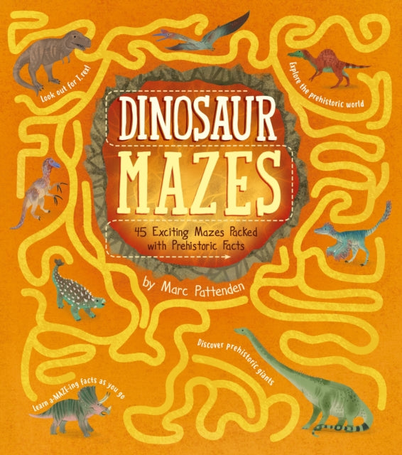 Book cover of: Dinosaur Mazes. By: Matt Yeo