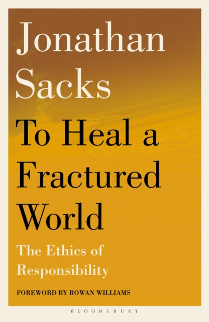Book cover of: To Heal a Fractured World. By: Jonathan Sacks
