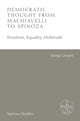 Book cover of: Democratic Thought from Machiavelli to Spinoza. By: Sonja Lavaert