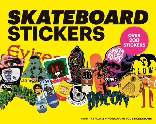 Book cover of: Skateboard Stickers. By: Stickerbomb