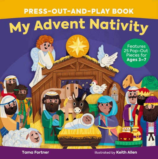 Book cover of: My Advent Nativity Press-Out-and-Play Book. By: Tama Fortner