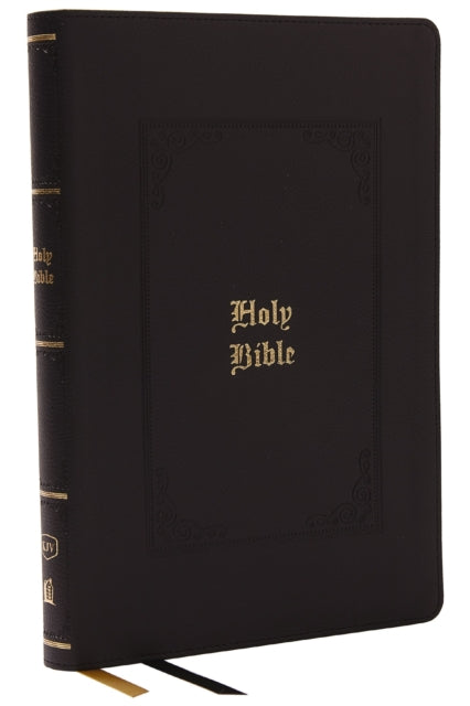 KJV Holy Bible: Giant Print Thinline Bible, Black Leathersoft, Red Letter, Comfort Print