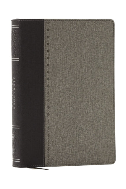 Book cover of: Alexander Maclaren Study Bible: Encouragement and Insights for a Christ-Centered Life (NKJV, Black/Gray Leathersoft, Comfort Print, Thumb Indexed)