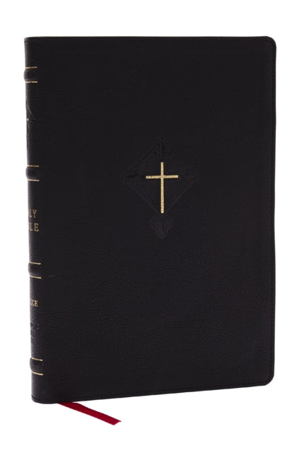 Book cover of: RSV2CE, Thinline Large Print Catholic Bible, Black Leathersoft, Comfort Print. By: Catholic Bible Catholic Bible Press