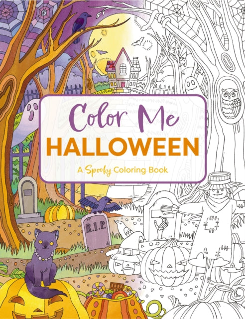 Book cover of: Color Me Halloween. By: Editors of Editors of Cider Mill Press