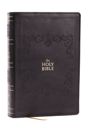 KJV Holy Bible: Personal Size Giant Print, Black Leathersoft, Red Letter, Comfort Print