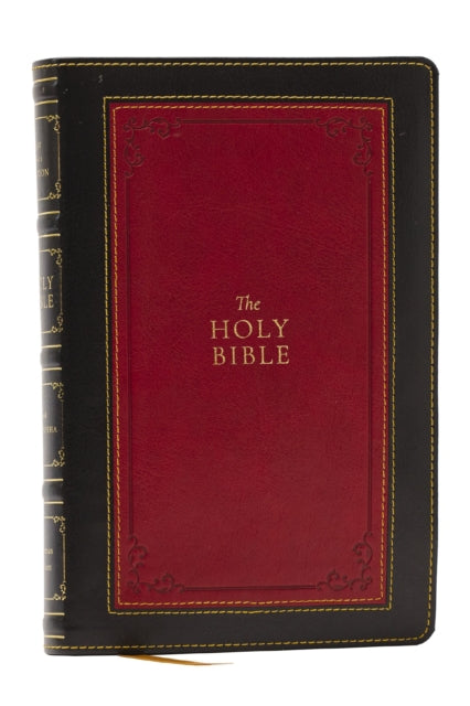1611 KJV with Apocrypha, Black Leathersoft