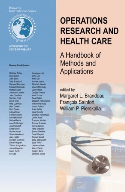 Book cover of: Operations Research and Health Care