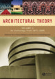 Book cover of: Architectural Theory, Volume 2
