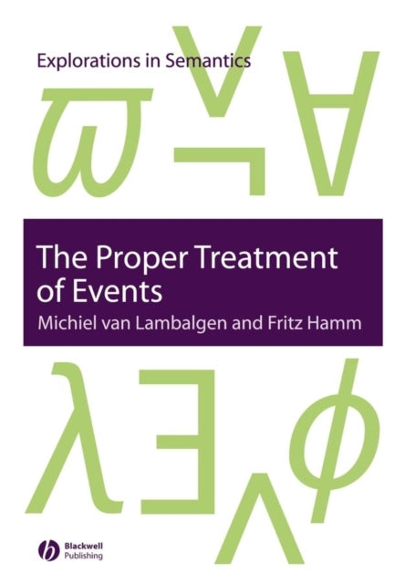 Book cover of: Proper Treatment of Events