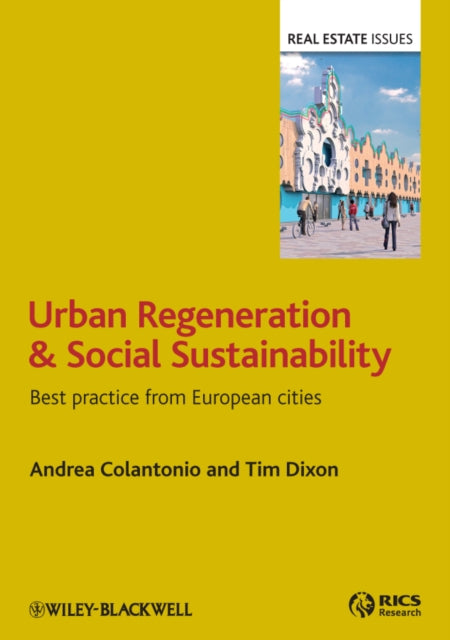 Book cover of: Urban Regeneration and Social Sustainability. By: Andrea Colantonio