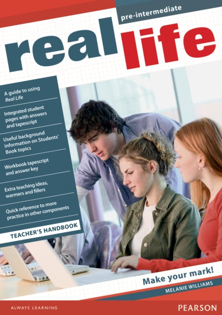 Book cover of: Real Life Global Pre-Intermediate Teacher's Handbook. By: Melanie Williams