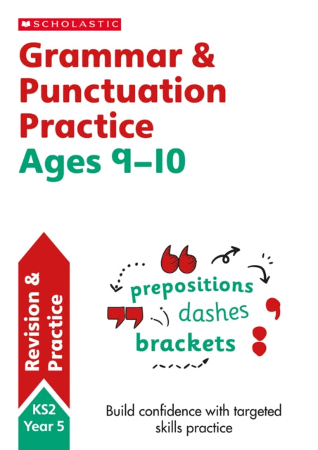 Book cover of: Grammar and Punctuation Practice Ages 9-10. By: Paul Hollin