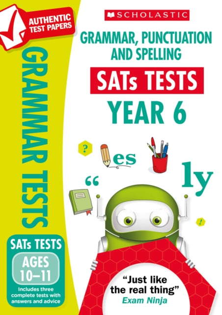 Book cover of: Grammar, Punctuation and Spelling Test - Year 6. By: Graham Fletcher