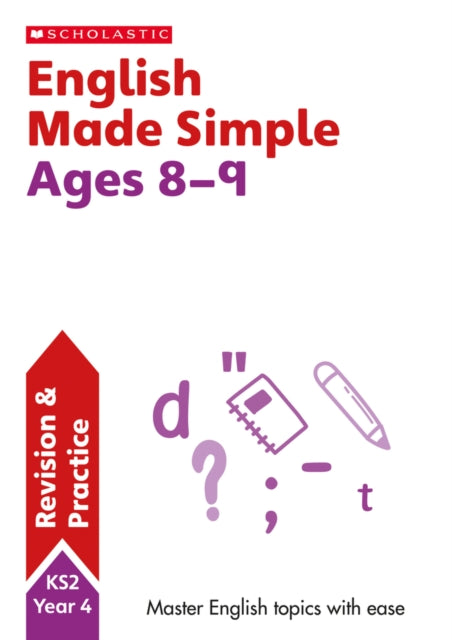Book cover of: English Made Simple Ages 8-9. By: Catherine Casey