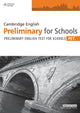 Book cover of: Practice Tests for Cambridge PET for Schools Teachers' Book. By: Cengage Learning
