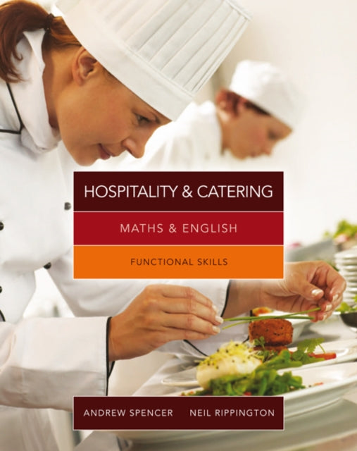 Book cover of: Maths & English for Hospitality and Catering