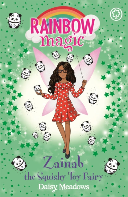 Book cover of: Rainbow Magic: Zainab the Squishy Toy Fairy. By: Daisy Meadows