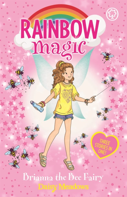 Book cover of: Rainbow Magic: Brianna the Bee Fairy. By: Daisy Meadows