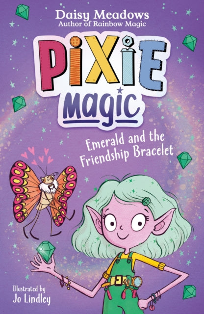 Book cover of: Pixie Magic: Emerald and the Friendship Bracelet. By: Daisy Meadows