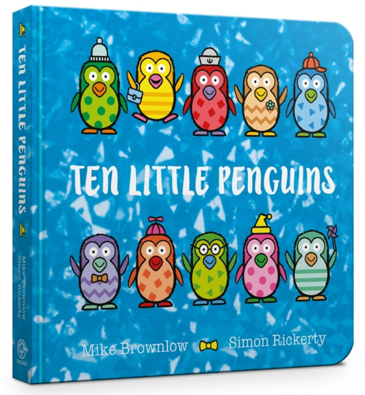 Book cover of: Ten Little Penguins Board Book. By: Michael Brownlow