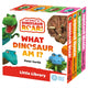 Book cover of: Little Library: The World of Dinosaur Roar!: What Dinosaur Am I? Slipcase. By: Peter Curtis