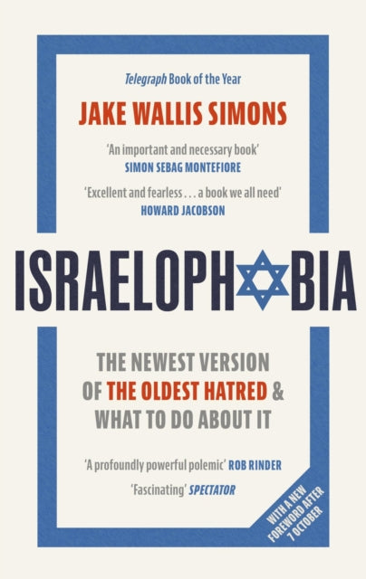Book cover of: Israelophobia. By: Jake Wallis Simons