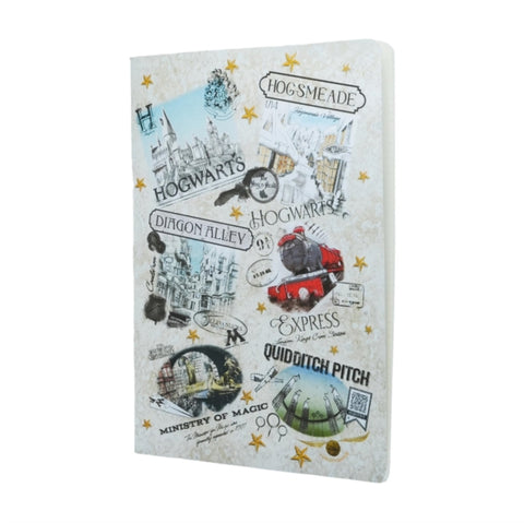 The Wizarding World (Harry Potter Collection) A4 Lined Cahier