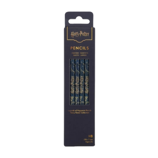 Legends of Hogwarts (Harry Potter Collection) Pencil (4 Pack)