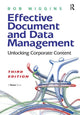 Book cover of: Effective Document and Data Management. By: Bob Wiggins