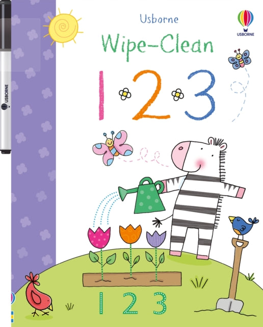 Book cover of: Wipe-Clean 123. By: Felicity Brooks