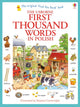 Book cover of: First Thousand Words in Polish
