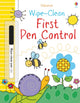 Book cover of: Wipe-clean First Pen Control. By: Sam Smith