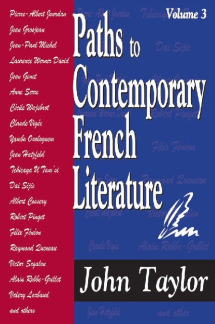 Book cover of: Paths to Contemporary French Literature