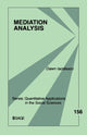 Book cover of: Mediation Analysis. By: Dawn Iacobucci