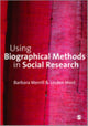 Book cover of: Using Biographical Methods in Social Research. By: Barbara Merrill