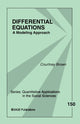 Book cover of: Differential Equations. By: Courtney Brown
