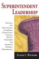 Book cover of: Superintendent Leadership. By: Elaine L. Wilmore