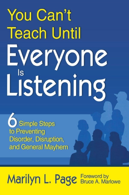 Book cover of: You Can’t Teach Until Everyone Is Listening. By: Marilyn L. Page