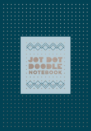 Jot Dot Doodle Notebook (Blue and Silver)