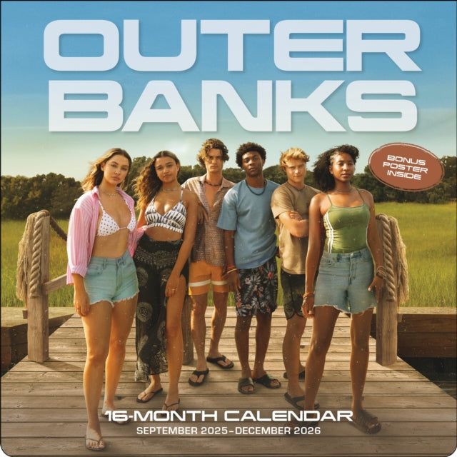 Book cover of: Outer Banks 16-Month 2025-2026 Wall Calendar with Bonus Poster