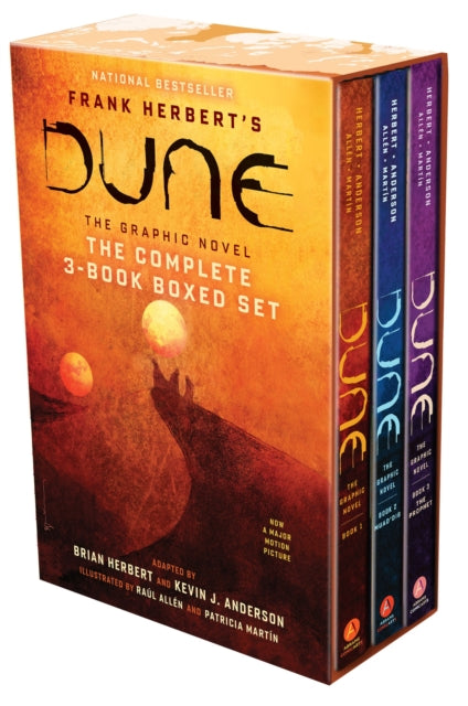 Book cover of: Dune: The Graphic Novel: The Complete 3-Book Boxed Set
