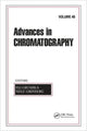 Book cover of: Advances in Chromatography, Volume 46