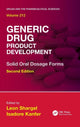 Book cover of: Generic Drug Product Development. By: Leon Shargel