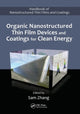 Book cover of: Organic Nanostructured Thin Film Devices and Coatings for Clean Energy. By: Sam Zhang